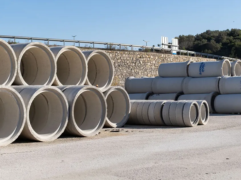 Beton boru, betonarme boru, prefabrik altyapı elemanları ve yapı ürünleri.