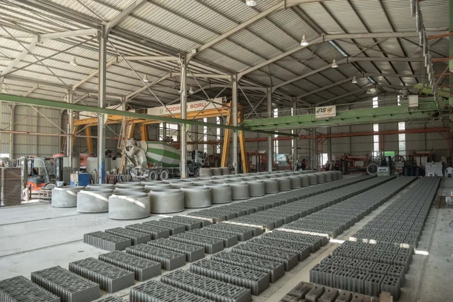 Kapalı üretim alanı — 3.500 m²